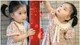 Con gái út Khánh Thi rình lấy đôi giày nhảy của mẹ