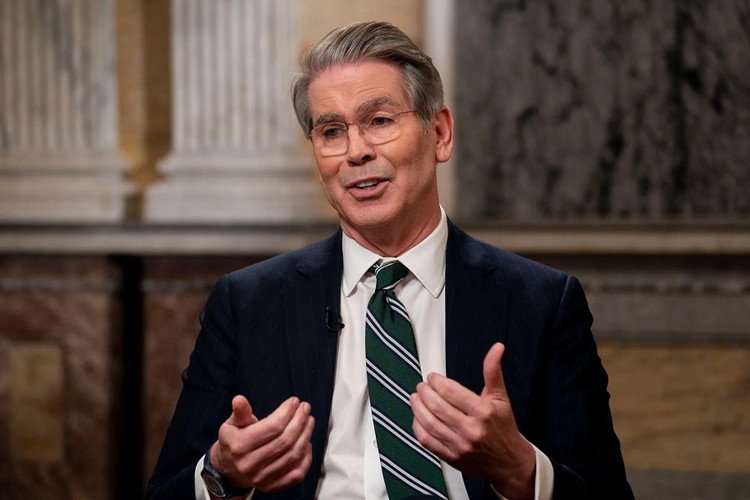Bộ trưởng Tài chính Mỹ Scott Bessent. Ảnh: BB. myirran.png