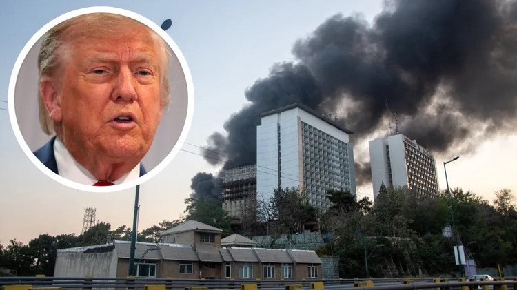 President Trump has ordered attacks on three important Iranian nuclear facilities. Photo: Daily News. trumpiran1.png
