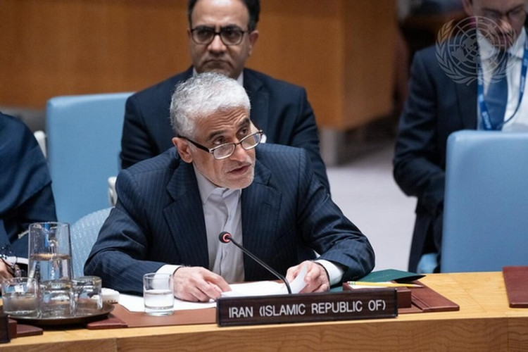 Iran's Ambassador to the United Nations Amir-Saeid Iravani. Photo: AT. iran1.png