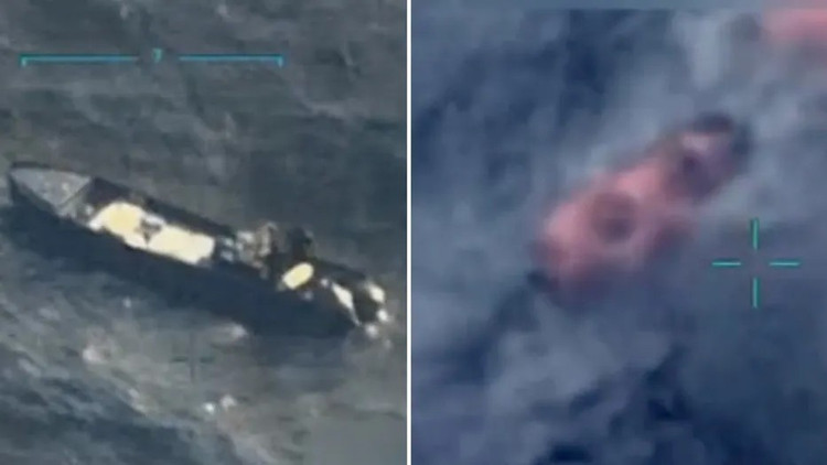 Američané provedli razii na lodi s drogami, o které se předpokládá, že pochází z Venezuely. Foto: KTVU. my2.png