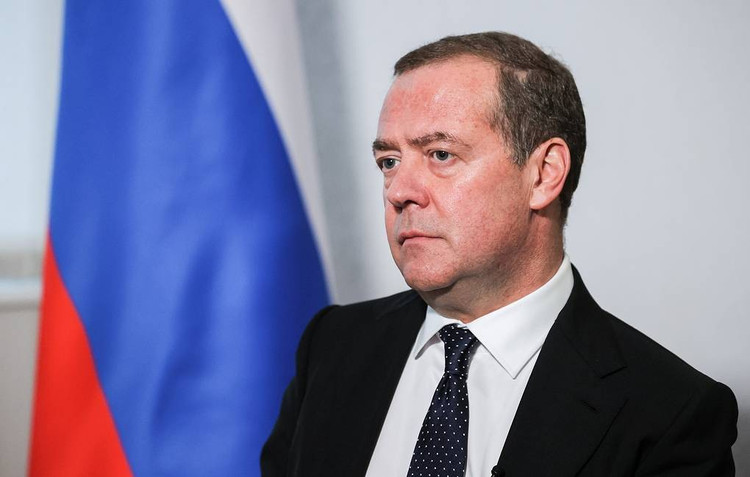 Phó Chủ tịch Hội đồng An ninh Nga Dmitry Medvedev. Ảnh: TASS. ngaukraine.png