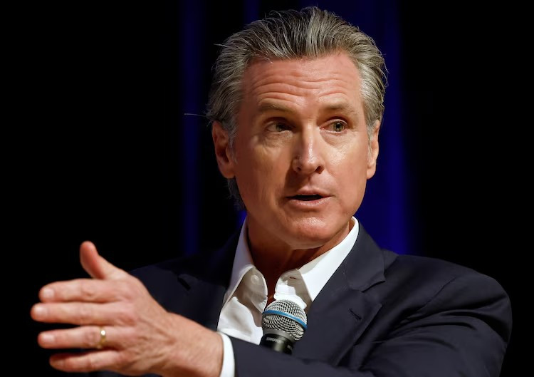 Thống đốc California Gavin Newsom. Ảnh: Getty. bieu4.png