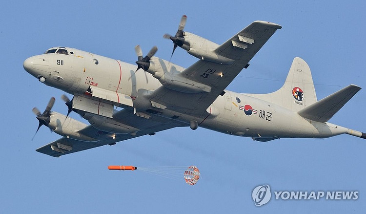 この写真は2025年3月に撮影された韓国海軍のP-3哨戒機。写真提供:聯合ニュース han3.png