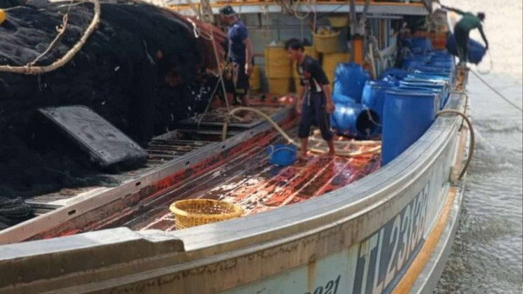 Vụ việc xảy ra tại tỉnh Chumphon, Thái Lan. Ảnh: 4forcenews. thailan2.png
