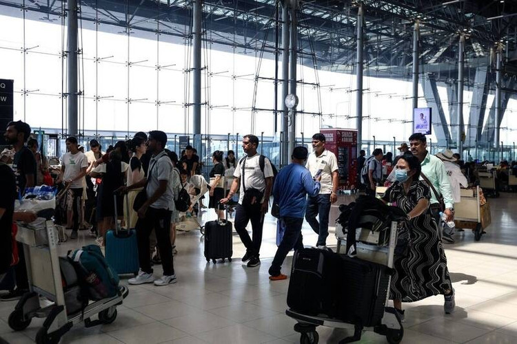 Aéroport Suvarnabhumi de Bangkok, Thaïlande. Photo : Bloomberg. thailan.png