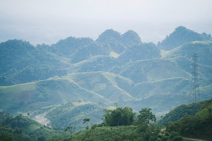 Nơi đây không chỉ níu chân người lữ hành bởi thiên nhiên hoang sơ, mát lành mà còn bởi những đồi sim tím mộng mơ và khoảnh khắc săn mây đẹp như tranh vẽ. Ảnh Quang Kiên