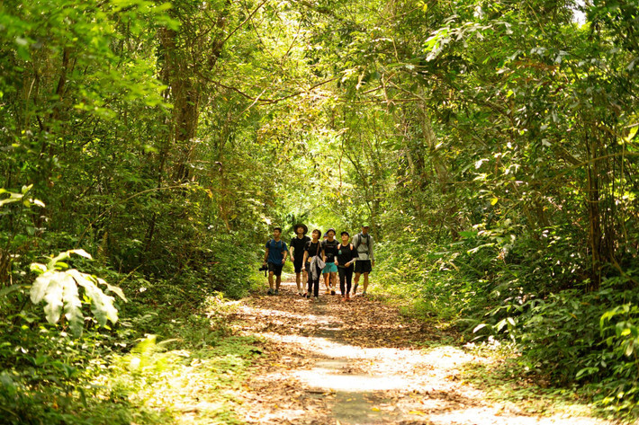 Cách Hà Nội khoảng 140km, đảo Cát Bà (huyện Cát Hải, TP. Hải Phòng) là điểm đến lý tưởng dành cho những tín đồ mê xê dịch, đặc biệt với những ai yêu thích khám phá thiên nhiên hoang sơ và trải nghiệm trekking thử thách. Nơi đây nổi tiếng với cung đường xuyên qua Vườn quốc gia Cát Bà – tuyến trekking được mệnh danh là một trong những cung đẹp nhất miền Bắc Việt Nam. Ảnh Le Thanh Hien