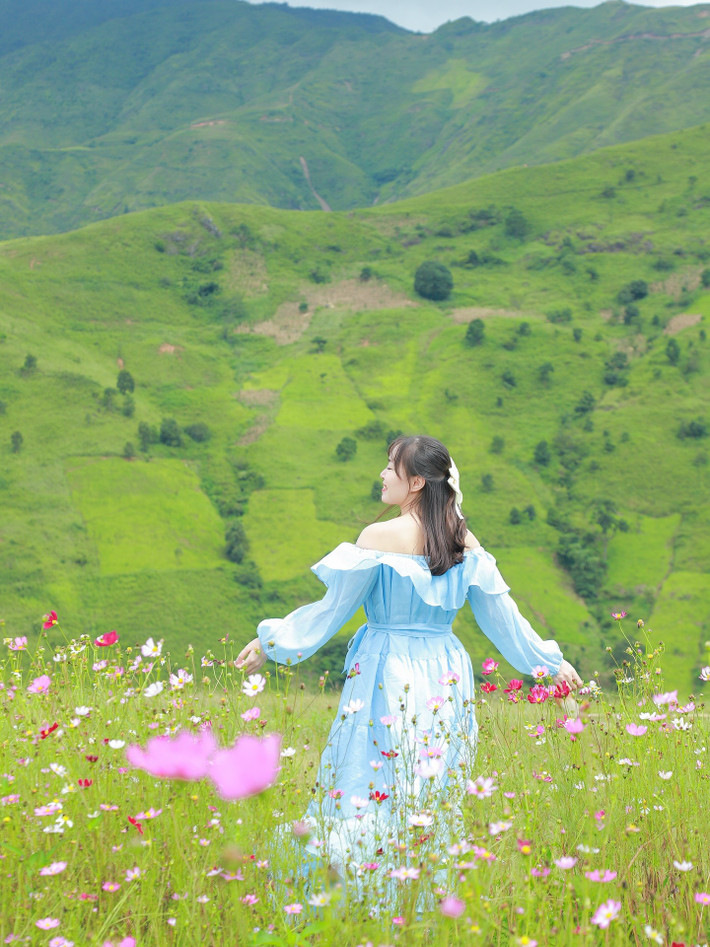 Đường vào vườn hoa bướm và các điểm xung quanh tương đối dễ di chuyển, nhưng du khách nên đi xe máy vững tay hoặc thuê tài xế địa phương để đảm bảo an toàn, nhất là với những đoạn dốc và cua. Ảnh Đi trốn không