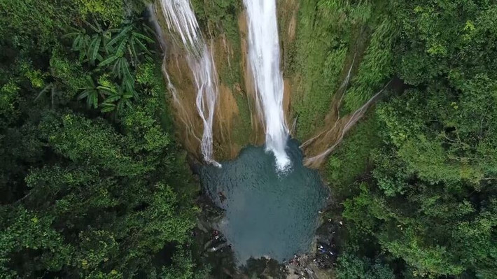 Nằm ở xã Thượng Lâm, huyện Lâm Bình, tỉnh Tuyên Quang ( nay là xã Thượng Lâm, tỉnh Tuyên Quang) thác Khuổi Nhi là một trong những điểm đến được yêu thích trong hành trình khám phá vùng cao phía Bắc. Ảnh MIA