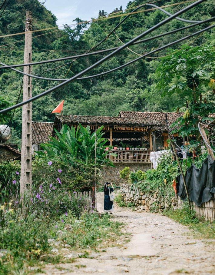 Không chỉ là nơi nghỉ chân sau hành trình khám phá thác Bản Giốc, làng đá Khuổi Ky còn là điểm đến mang lại sự tĩnh lặng hiếm có. Ảnh Blog của Rọt