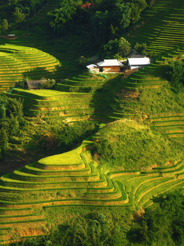 Không ồn ào như trung tâm Sa Pa, Ý Linh Hồ mang vẻ đẹp nguyên sơ, thanh bình, thích hợp cho những ai muốn tìm một chốn tạm rời xa phố thị, hòa mình vào thiên nhiên và nhịp sống chậm rãi của miền sơn cước. Ảnh Tuyên Parafu
