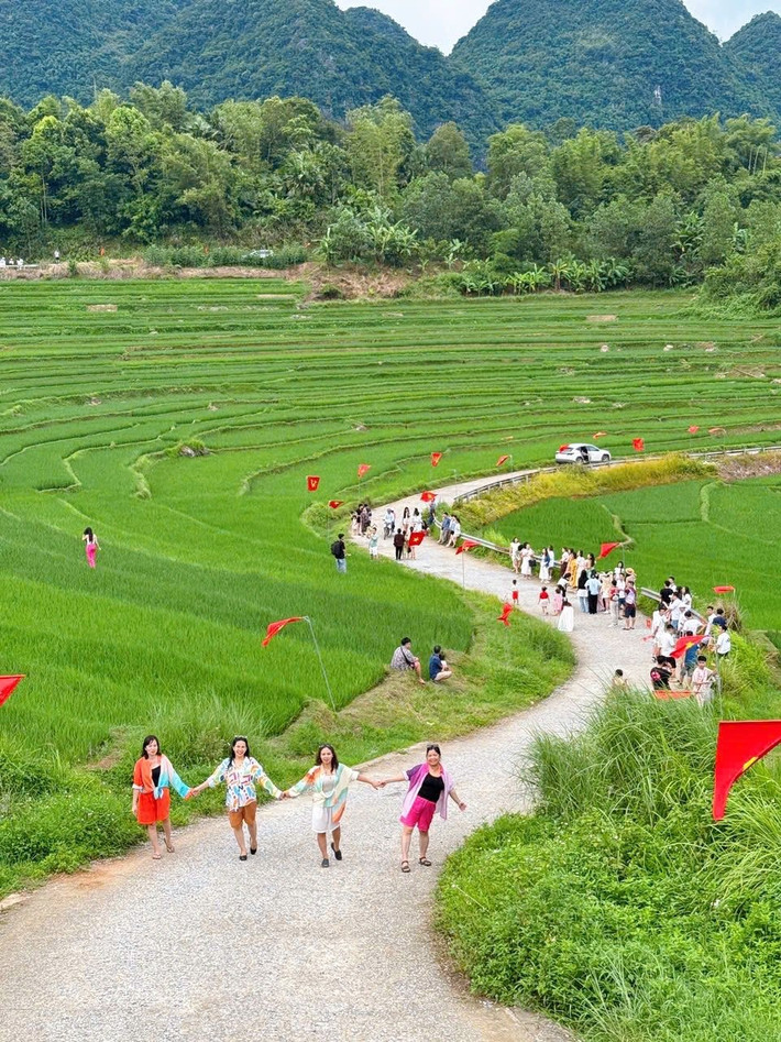 Không chỉ riêng Vân Hồ, cung đường chữ S tại bản Đôn, xã Pù Luông (tỉnh Thanh Hóa), cách Hà Nội khoảng 4-5 tiếng lái xe, cũng trở thành điểm check-in hấp dẫn. Ảnh Mist Valley Home