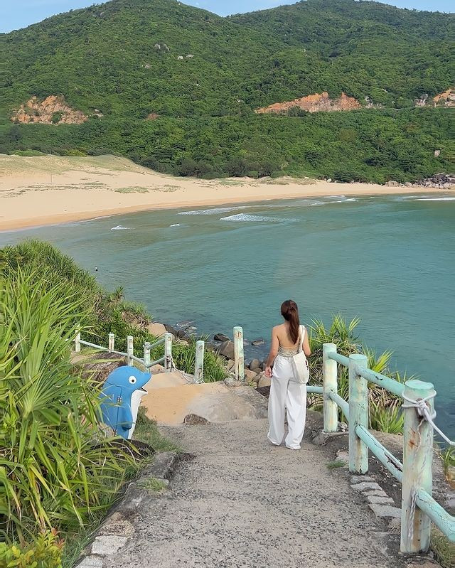 Hành trình đến Bãi Môn phù hợp với cả du khách tự túc lẫn theo tour. Nếu đi xe máy hoặc ô tô cá nhân từ Tuy Hòa, cung đường ven biển là một trong những tuyến đường đẹp nhất miền Trung, với một bên là núi non xanh ngắt, bên kia là biển trời mênh mông. Dọc đường, du khách có thể kết hợp ghé qua Mũi Điện, vịnh Vũng Rô – nơi lưu dấu đoàn tàu không số năm xưa, hay chụp ảnh tại cung đường đèo Cả thơ mộng.