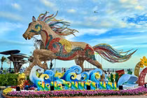 Ngựa mây tre Tết Bính Ngọ: Điểm nhấn văn hóa độc đáo tại "vùng đất đỏ" Bà Rịa