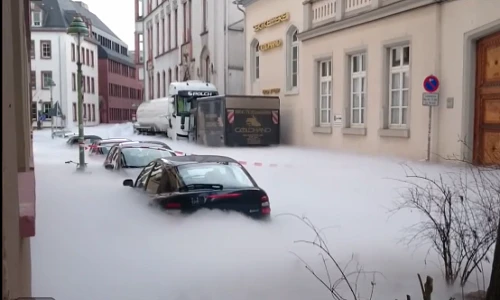 Đám mây CO2 khổng lồ bao trùm một phần nước Đức