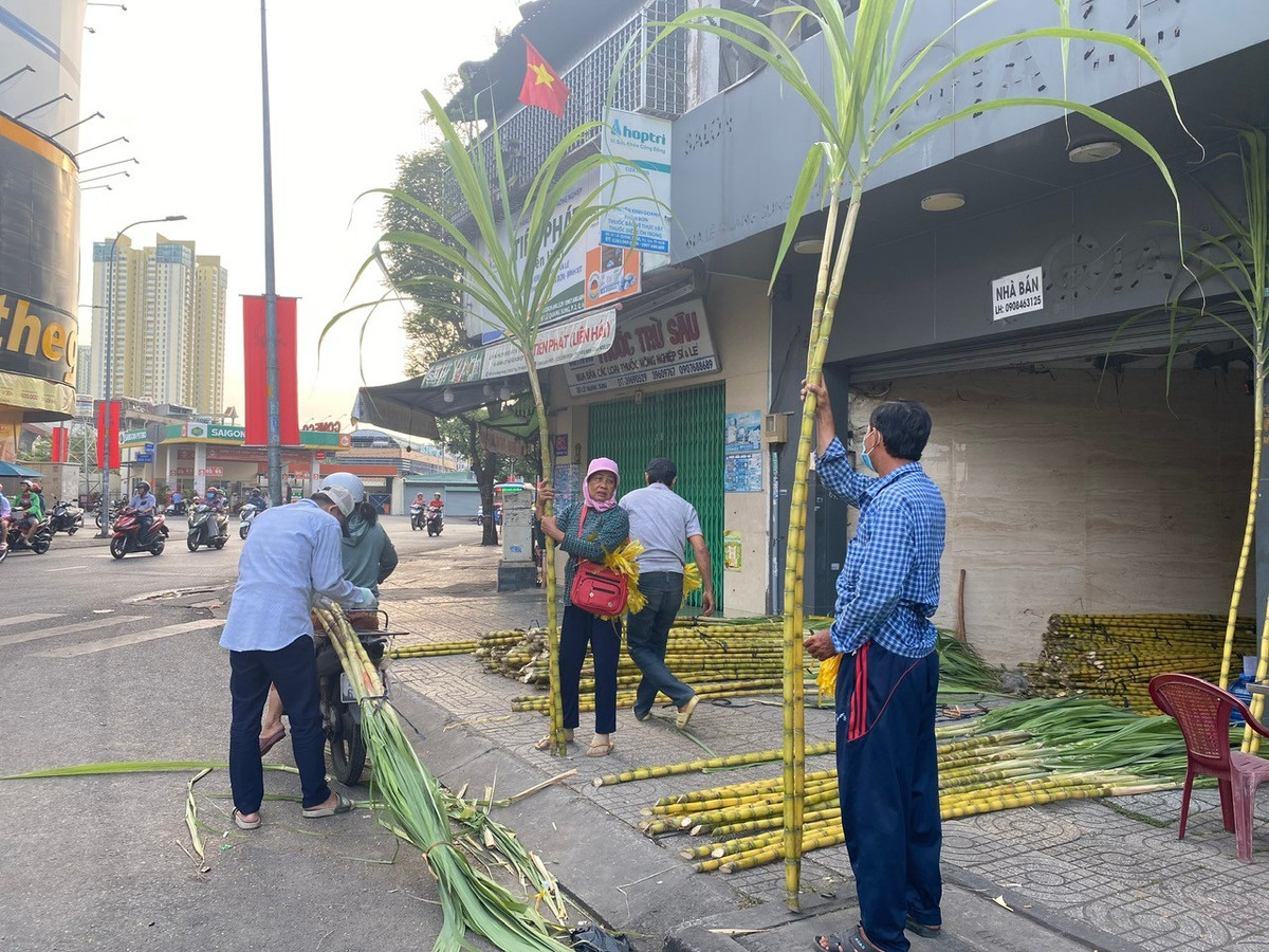 Đặc thù của chợ mía này là chỉ họp chợ trong khoảng 2 ngày và sau đó trả lại mặt bằng vào ngày mùng 9 tháng Giêng.
