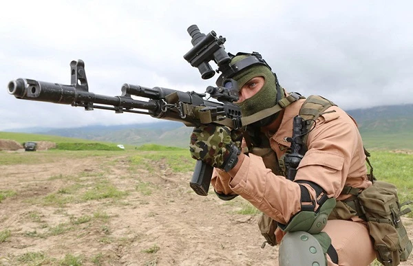 Trang bị "khủng" của một lính Nga chiến đấu ở Syria