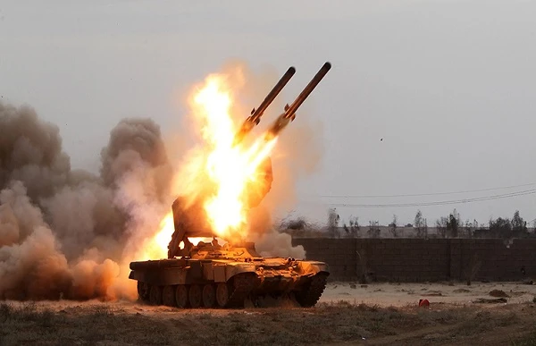Hãi hùng: Pháo phản lực TOS-1A Nga nâng tầm bắn