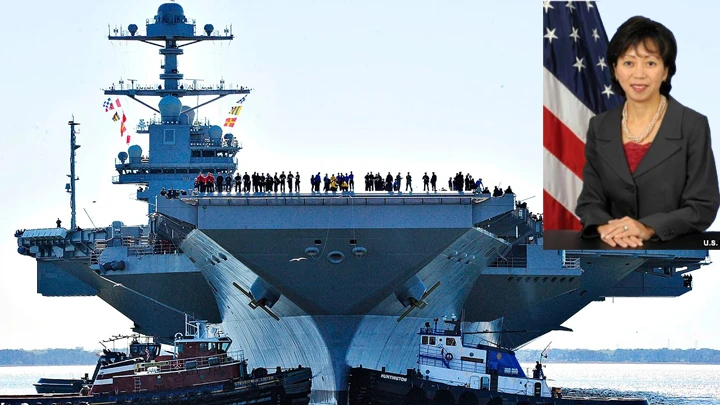 Người phụ nữ gốc Việt điều hành đóng tàu sân bay đắt nhất thế giới