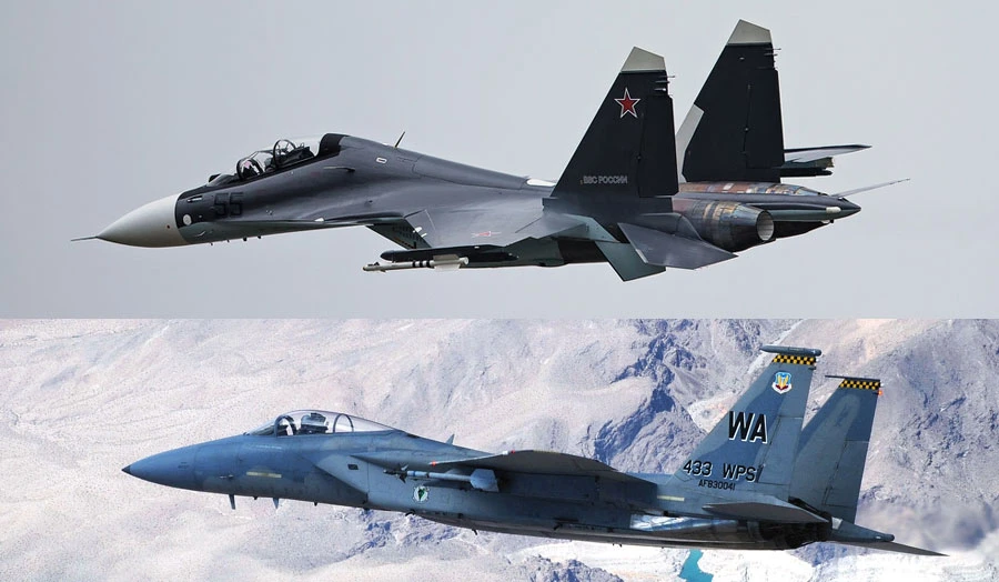 Chiến đấu cơ Su-30SM Nga và F-15C Mỹ: Ai thắng ai?
