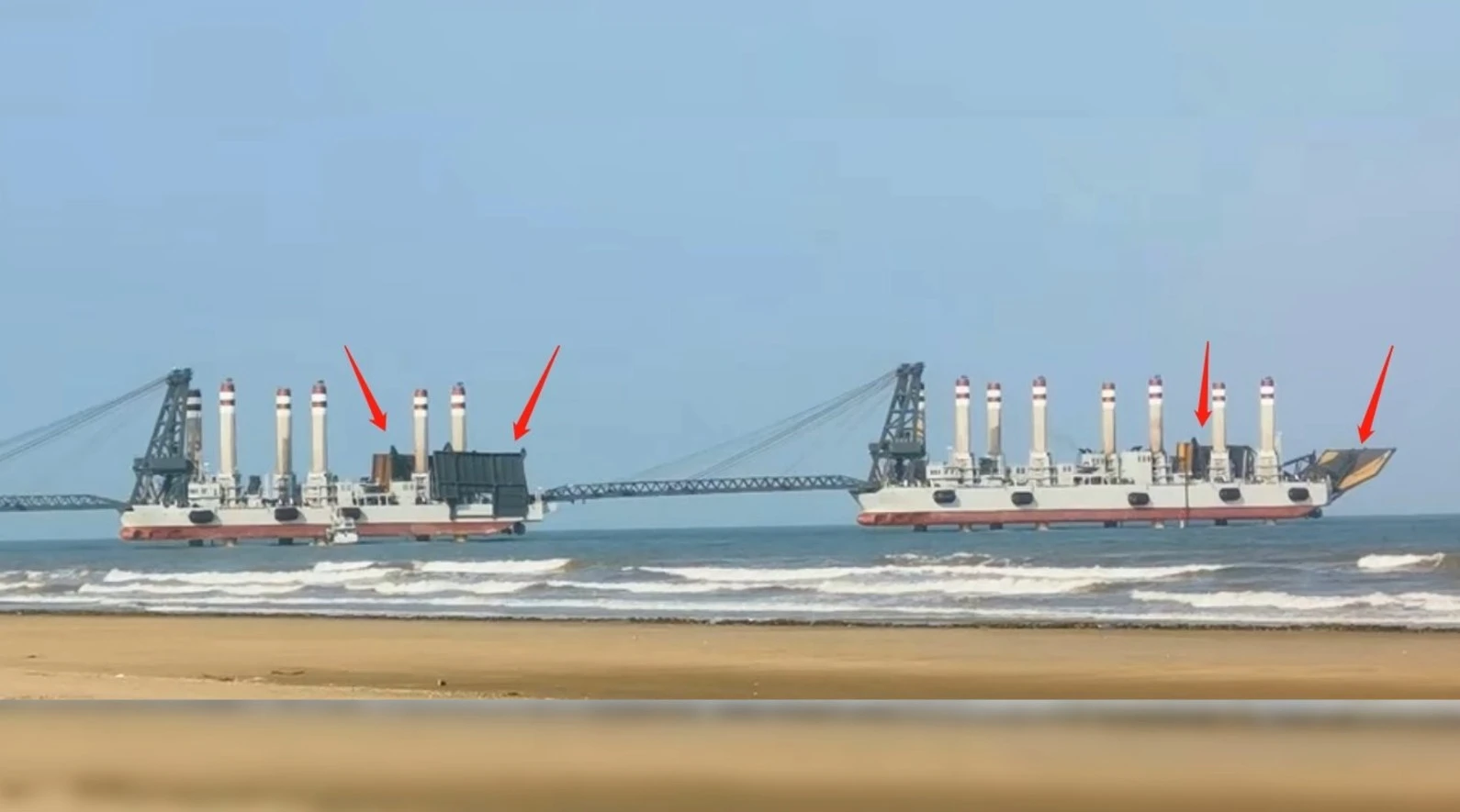 Trung Quốc chế tạo “siêu phà đổ bộ” tự hành dài 850m