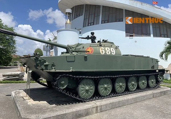 Tận mục xe tăng K63-85 lắp pháo "khủng" nhất của Hải quân Việt Nam