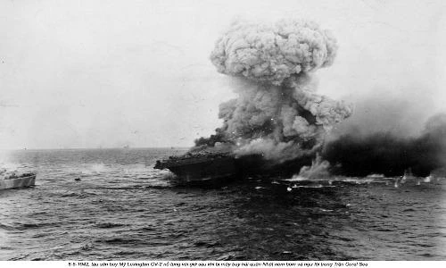 Tàu sân bay USS Lexington: Vinh quang trong nháy mắt