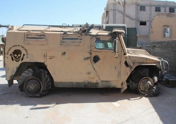 Xe bọc thép Tigr "nồi đồng cối đá" ở Syria khiến đối thủ lác mắt