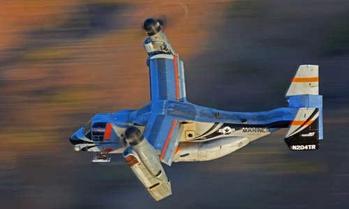 Xem máy bay lai V-22 Osprey phóng rocket