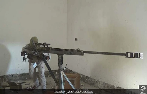 Khiếp súng trường bắn tỉa "không giống ai" của phiến quân IS