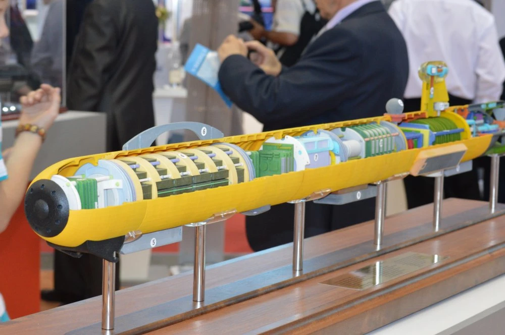 Chiêm ngưỡng tàu lặn không người lái Yunona “cực khủng” của Nga