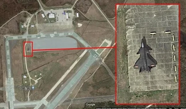 Tiêm kích J-20 Trung Quốc xuất hiện giữa căn cứ thủy quân lục chiến Mỹ