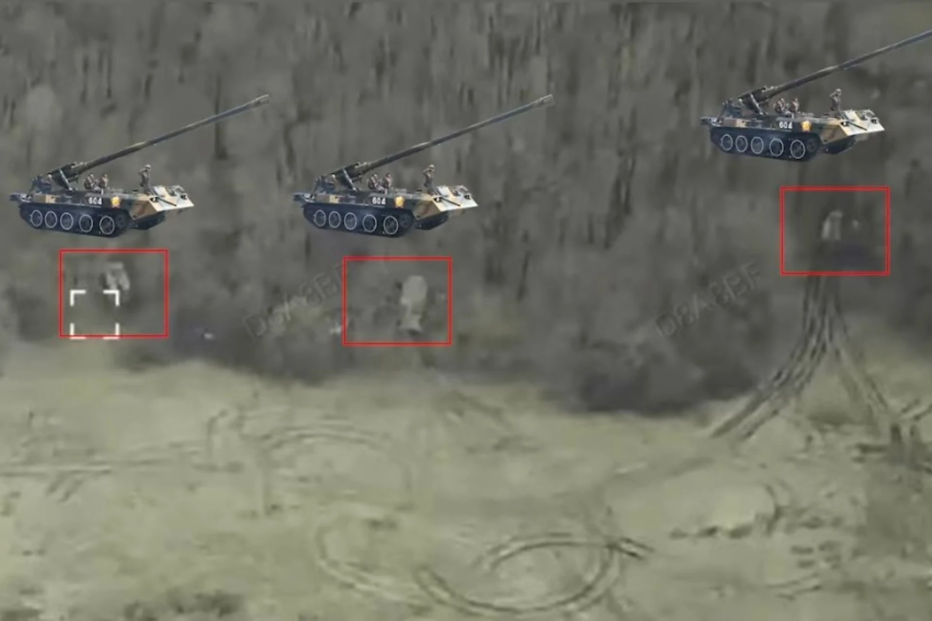 Bố trí trận địa "hớ hênh", pháo tự hành Nga trả giá đắt