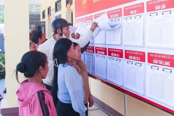 Nghệ An tổ chức bỏ phiếu sớm tại 55 khu vực miền núi, biên giới