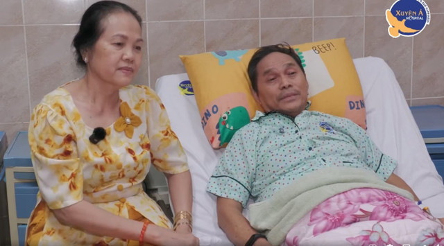 Ông S. kể lại lúc gặp nạn - Ảnh BVCC. nga-cau-thang-2.jpg