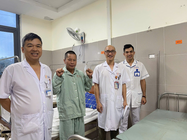 Bệnh nhân hồi phục tốt và được xuất viện - Ảnh BVCC tbls.jpg