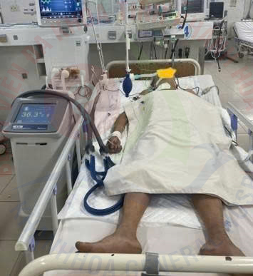 Bệnh nhân được hạ thân nhiệt chỉ huy - Ảnh BVCC lanh-lanh.png