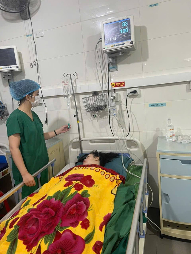 Sản phụ chửa ngoài tử cung vỡ được cứu sống trong tâm bão - Ảnh BVCC san-phu-bao-1.jpg