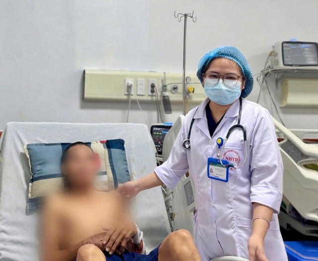 Bệnh nhân đã được cứu sống ngoạn mục - Ảnh BVCC suyda-1.jpg