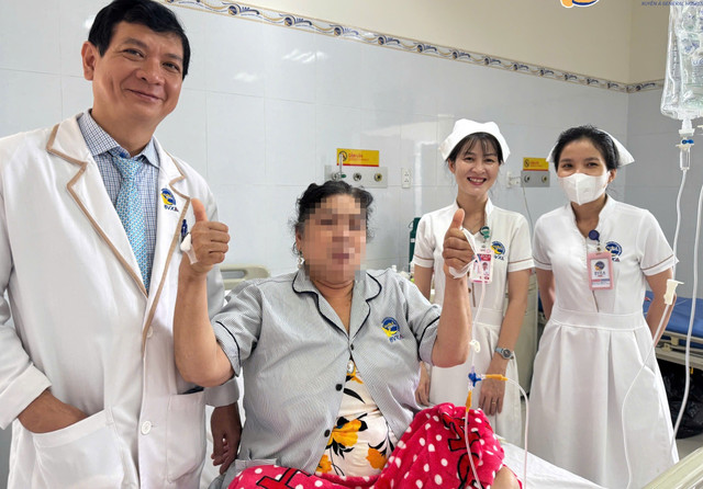 Bệnh nhân hồi phục sau phẫu thuật - Ảnh BVCC thung-da-day-3169.jpg