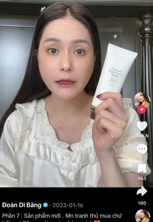 Đoàn Di Băng Quảng cáo kem chống nắng - Ảnh minh họa nguồn Internet Đoàn Di Băng Quảng cáo kem chống nắng - Ảnh minh họa nguồn Internet