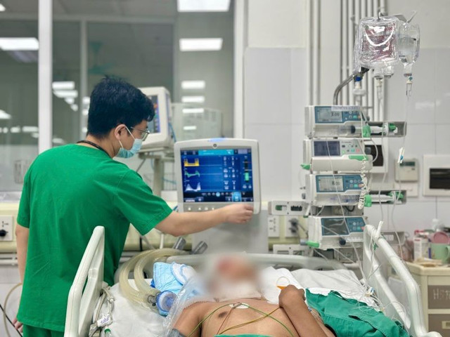 Bệnh nhân nguy kịch do viêm não Nhật Bản - Ảnh BVCC viem-nao-2.jpg