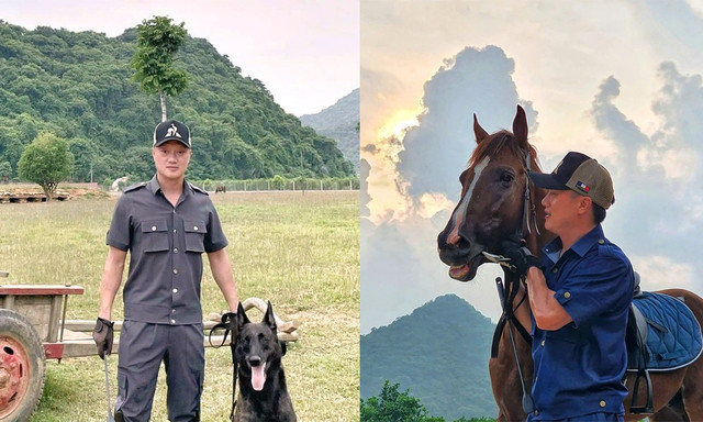 Vi "ngộ" có thú chơi nuôi chó săn, ngựa... Ảnh: Facebook vi-ngo-1-119656.jpg