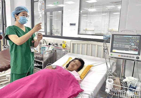 Thai phụ mắc sốt xuất huyết diễn biến đe dọa sức khỏe - Ảnh BVCC thai-phu-sxh.jpg
