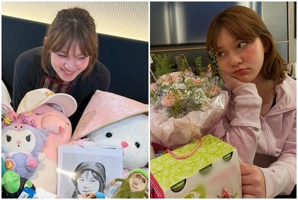 Sao nhí 'Phí Phông' Nina Nutthacha gây sốt khi khoe quà của fan Việt