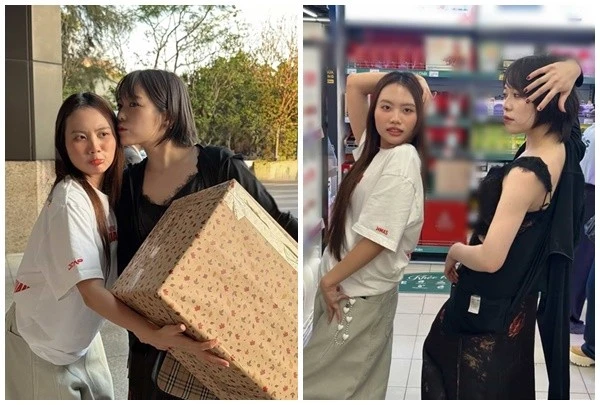 Phương Mỹ Chi hội ngộ ca sĩ Miyuna ở Việt Nam