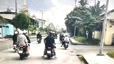 Xác minh nhóm thanh niên cầm hung khí trong khu công nghiệp Đồng An