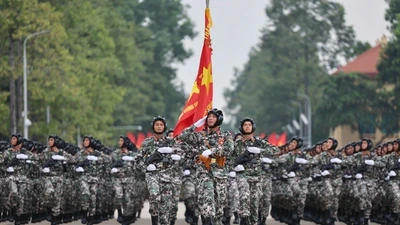 Cập nhật: Không khí náo nức trước giờ tổng hợp luyện diễu binh, diễu hành lần 1 A80