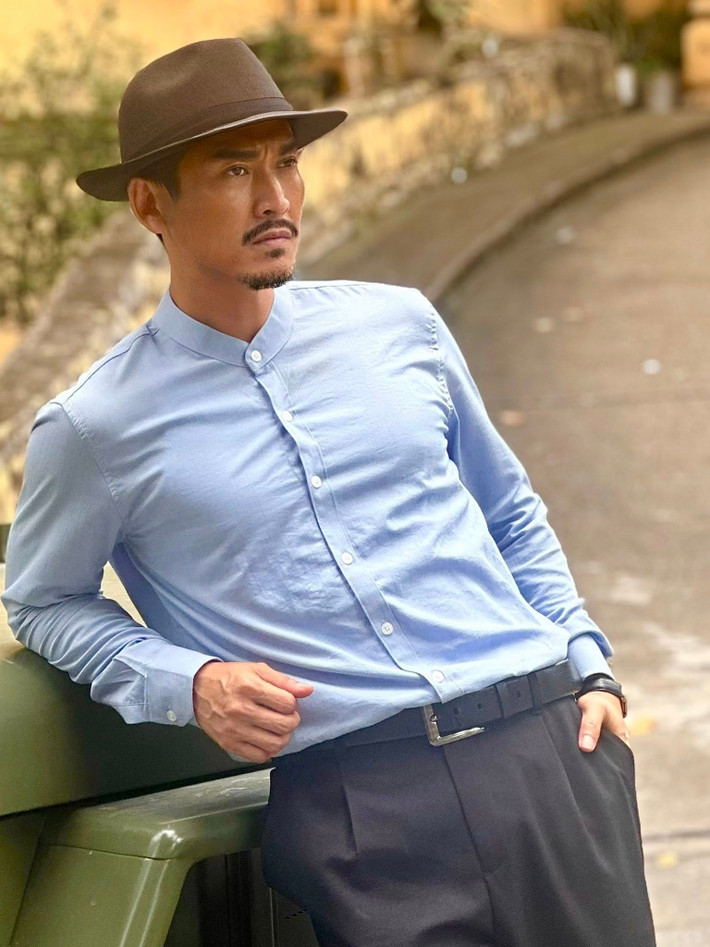 Hứa Vĩ Văn với tạo hình mới. Ảnh: FB Hứa Vĩ Văn